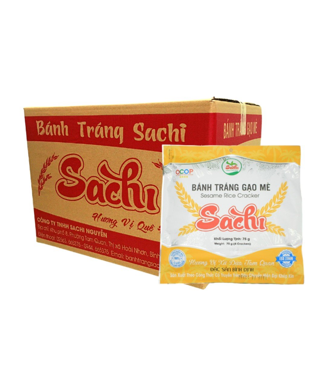 Bánh Tráng Sachi nướng sẵn 5 vị lựa chọn [Nông Sản Sạch Linh Đan]