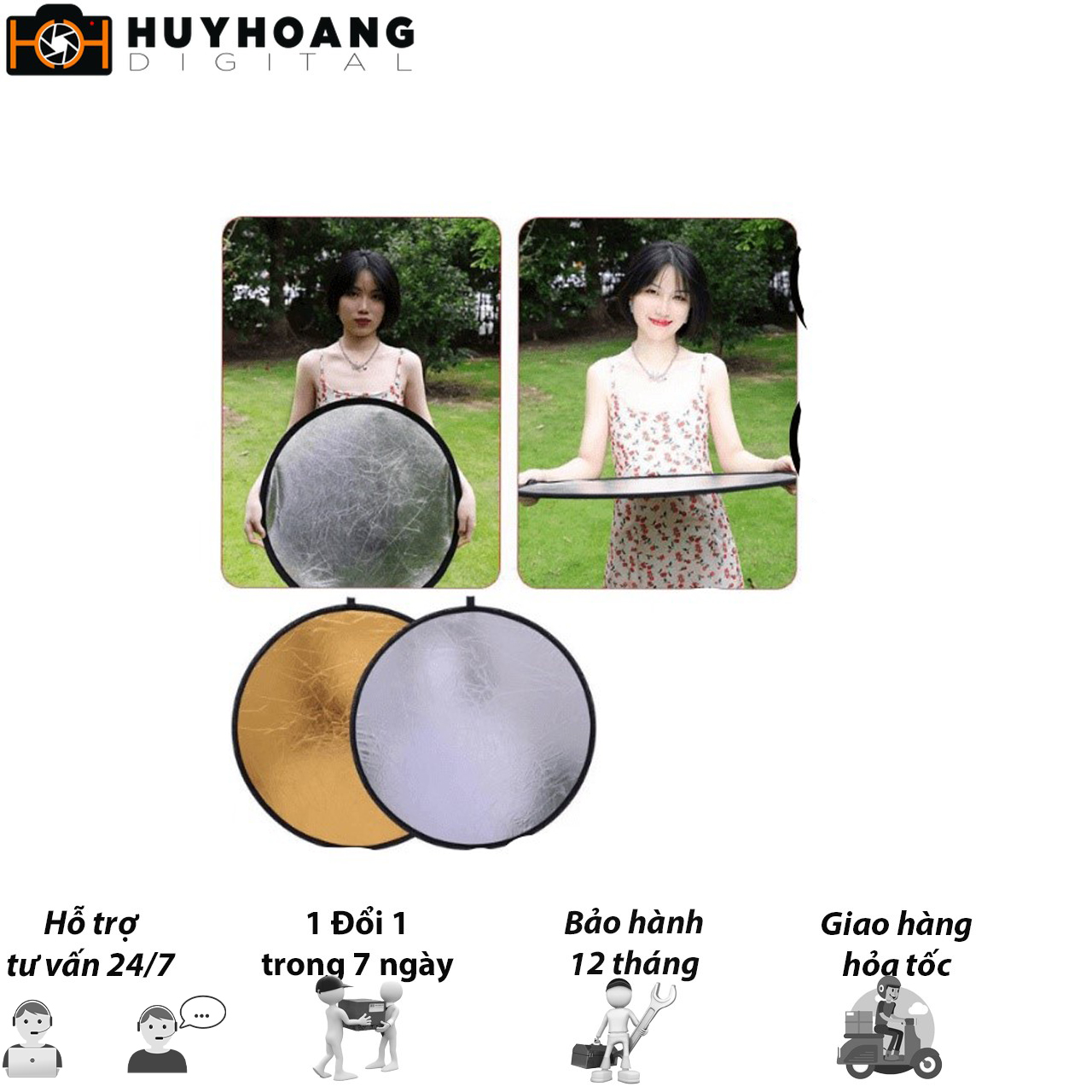 [HCM]Hắt Sáng 2 in 1 kích thước 110cm