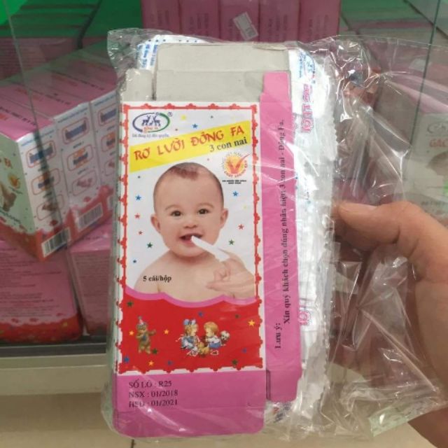 Combo 10 hộp rơ gạc lưỡi Đông Pha 50 cái