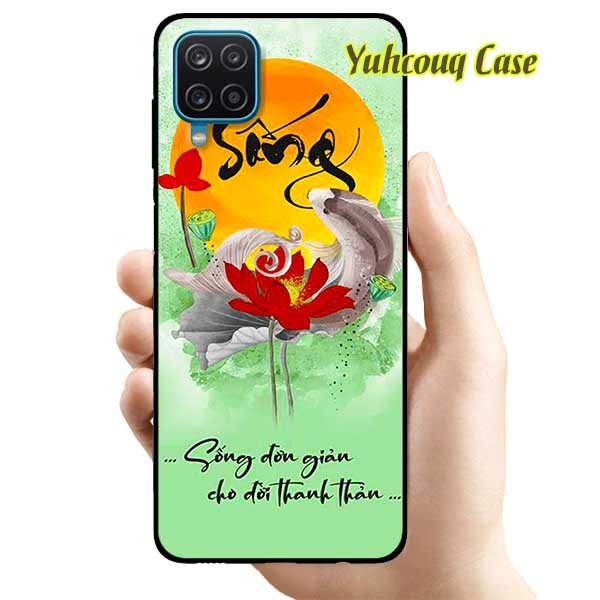 [HCM]Ốp Lưng Dành Cho Samsung Galaxy A12 -  Thư Pháp Sống
