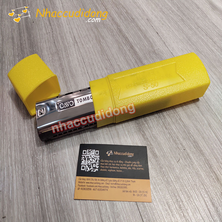 Kèn harmonica chromatic Tombo S-50 Không Cần Bấm