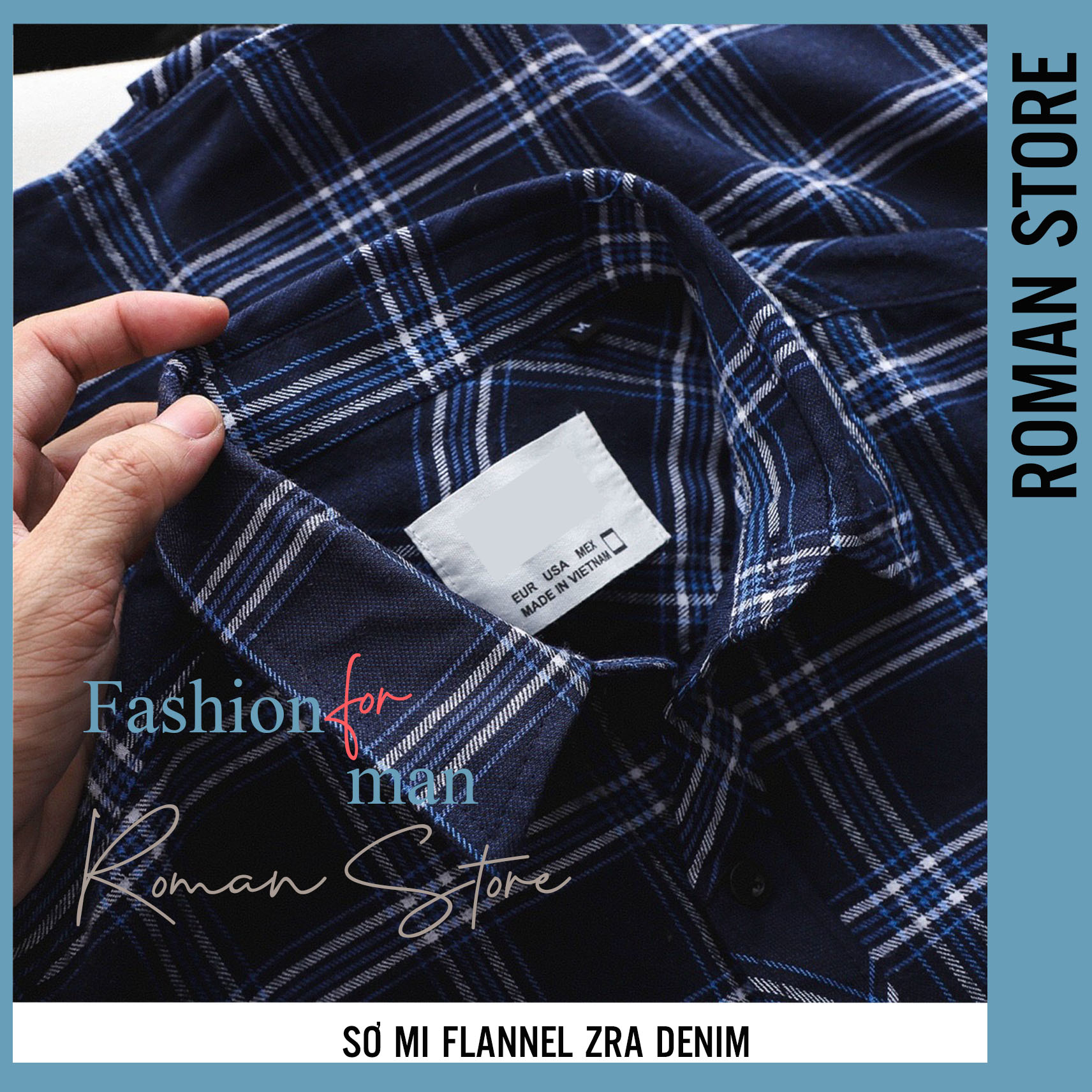 Sơ mi Flannel DEMIN CAO CẤP
