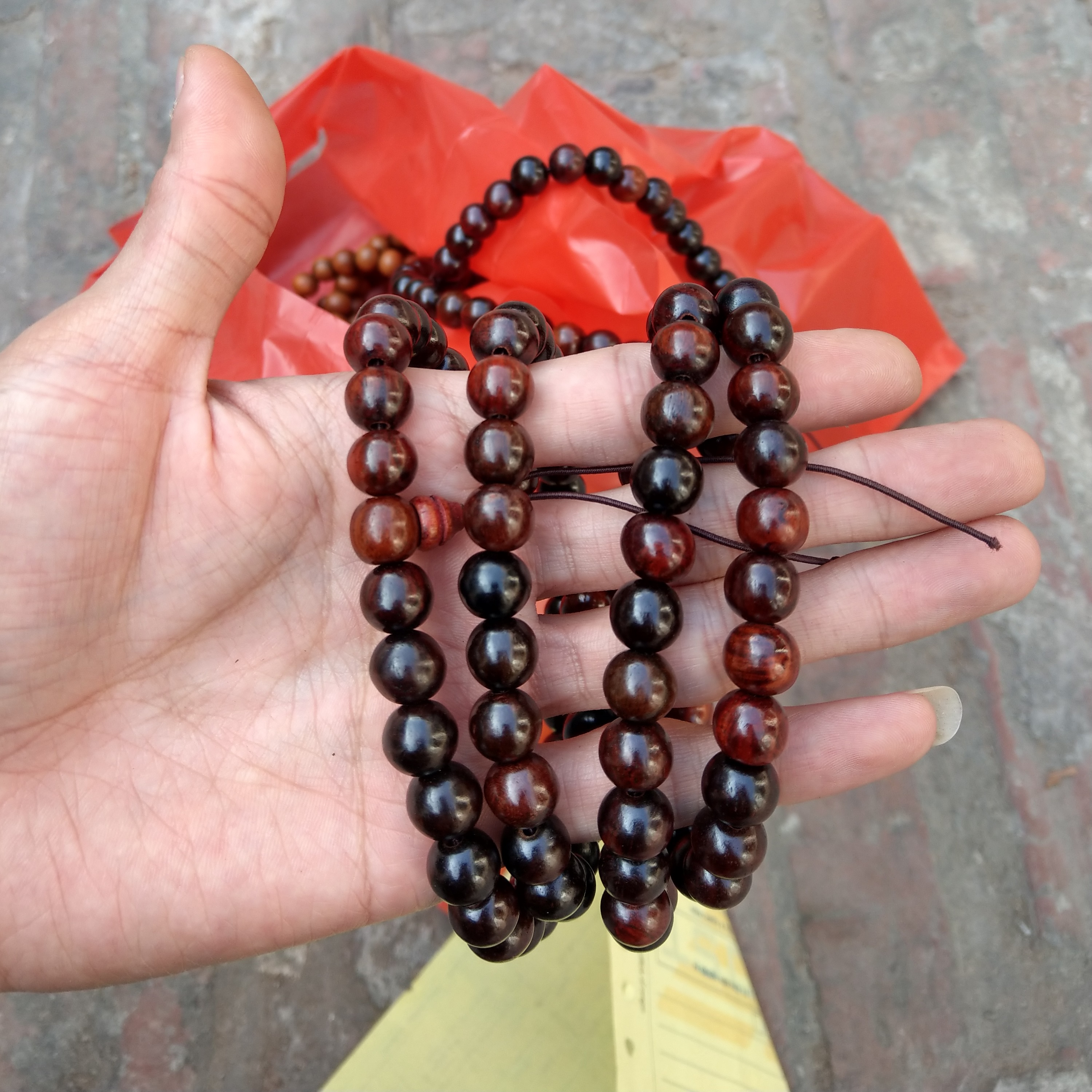 Tràng 108 Hạt - Gỗ Trắc - Size 10mm