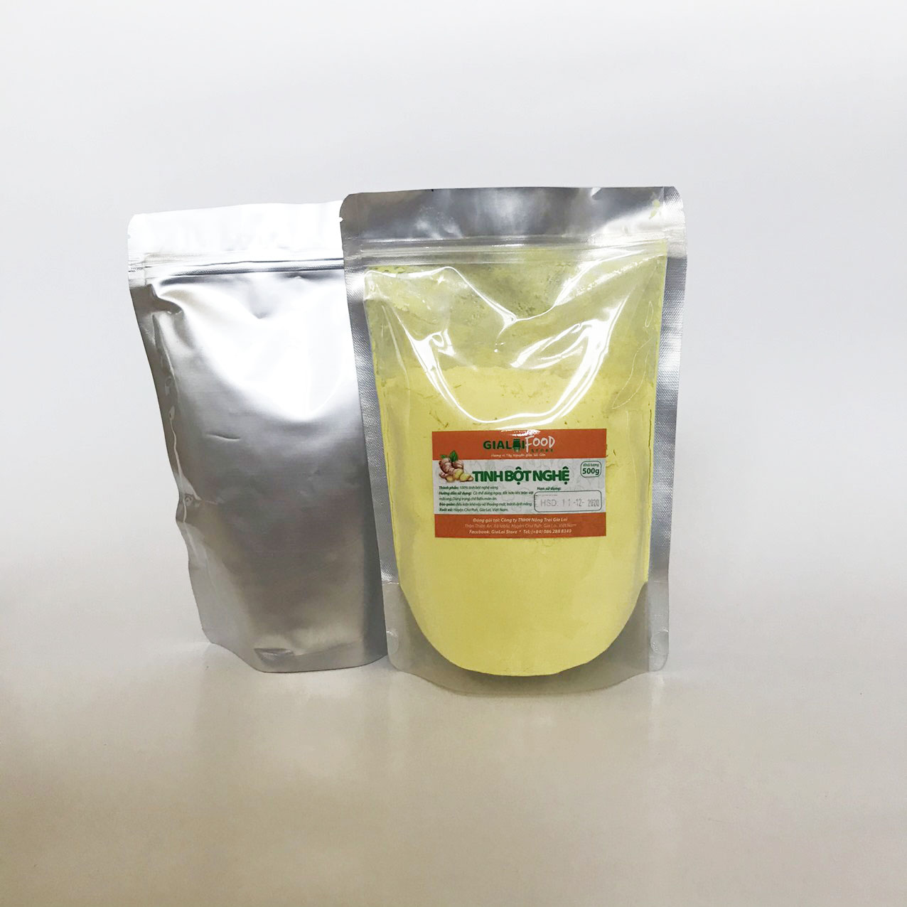 Tinh bột nghệ Gia Lai 500gram