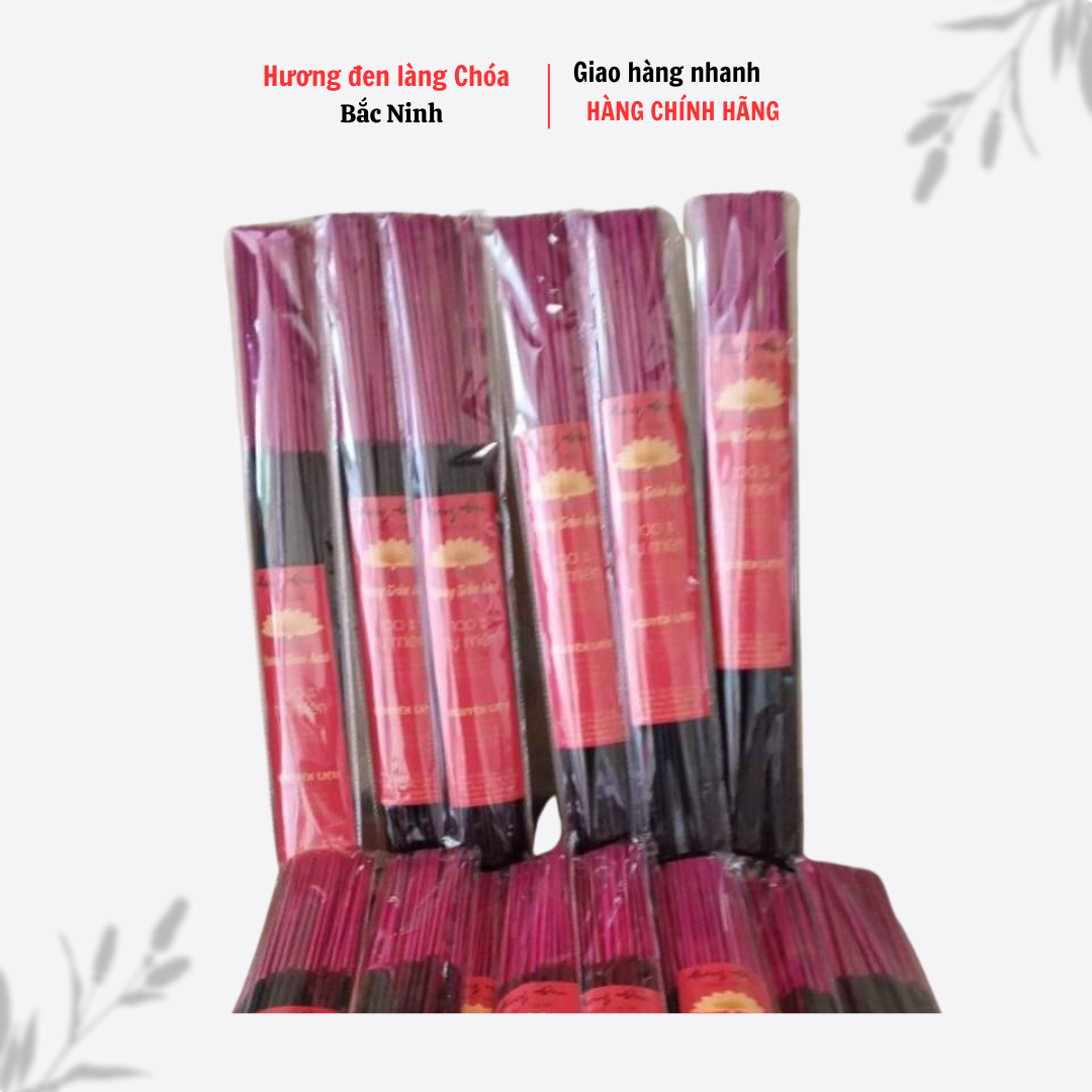 Hương đen làng Chóa (100 nén 50cm_ se tay )