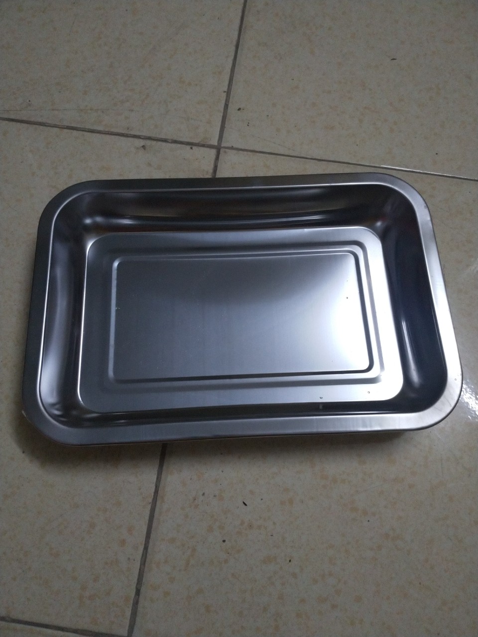 Khay inox đựng thực phẩm 22x32