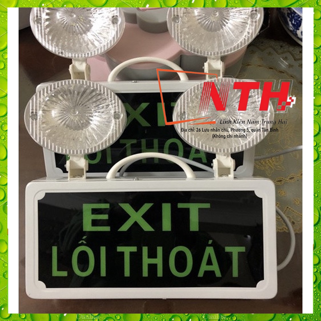 Đèn sự cố kết hợp exit led - khẩn cấp emergency - thoát hiểm