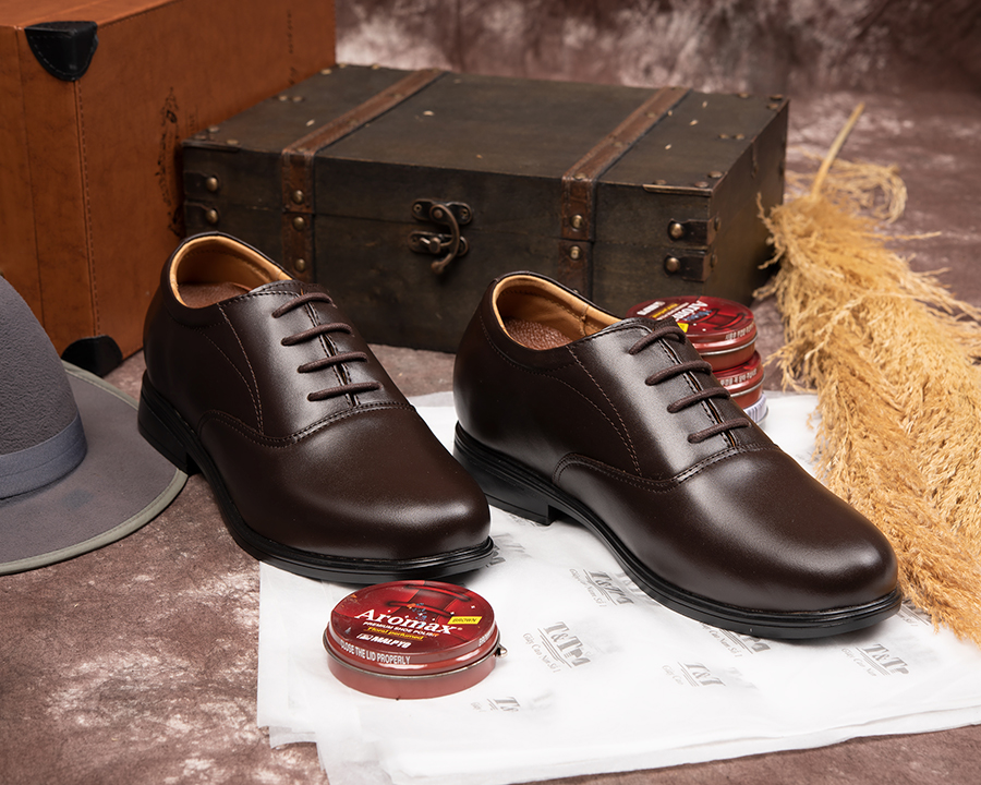 [6cm]-padded shoes men's T&TRA T41 Brown