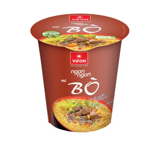 Mì bò Vifon ly 60g