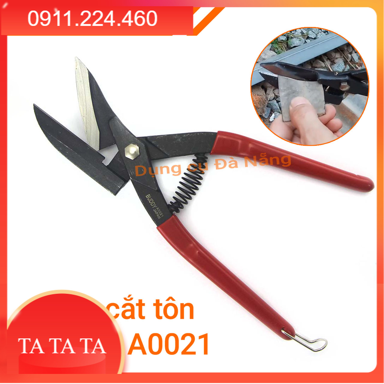 Kéo cắt tôn nhật bản buddy a0021 225mm