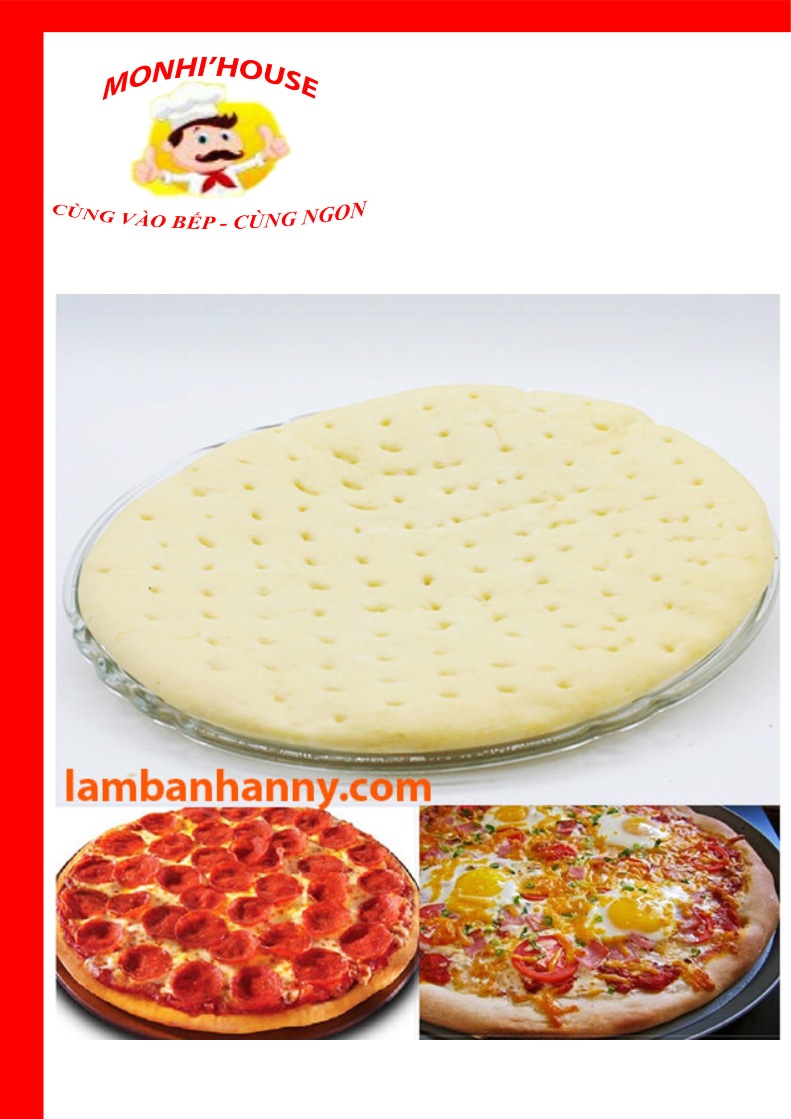 Đế bánh pizza đã nướng qua