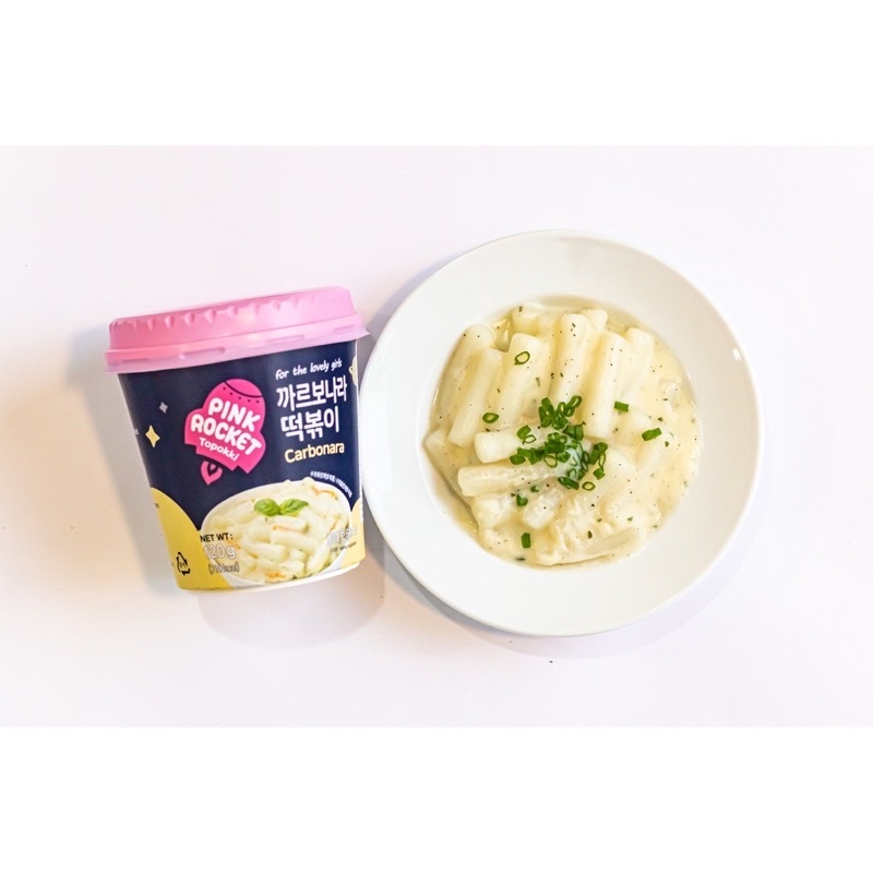 Bánh Gạo Topokki Rocket Pink 120gr Hàn Quốc