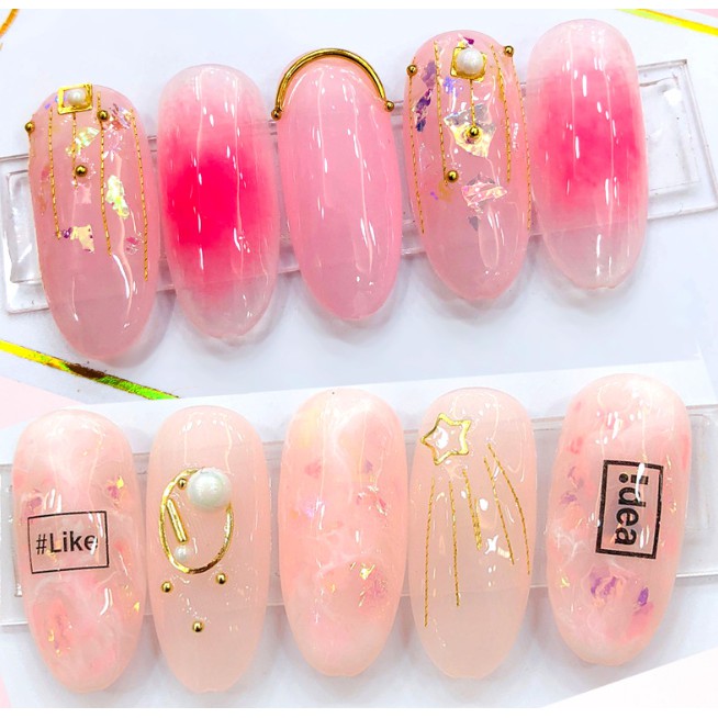 Set Hồng thạch nude 6 màu BL