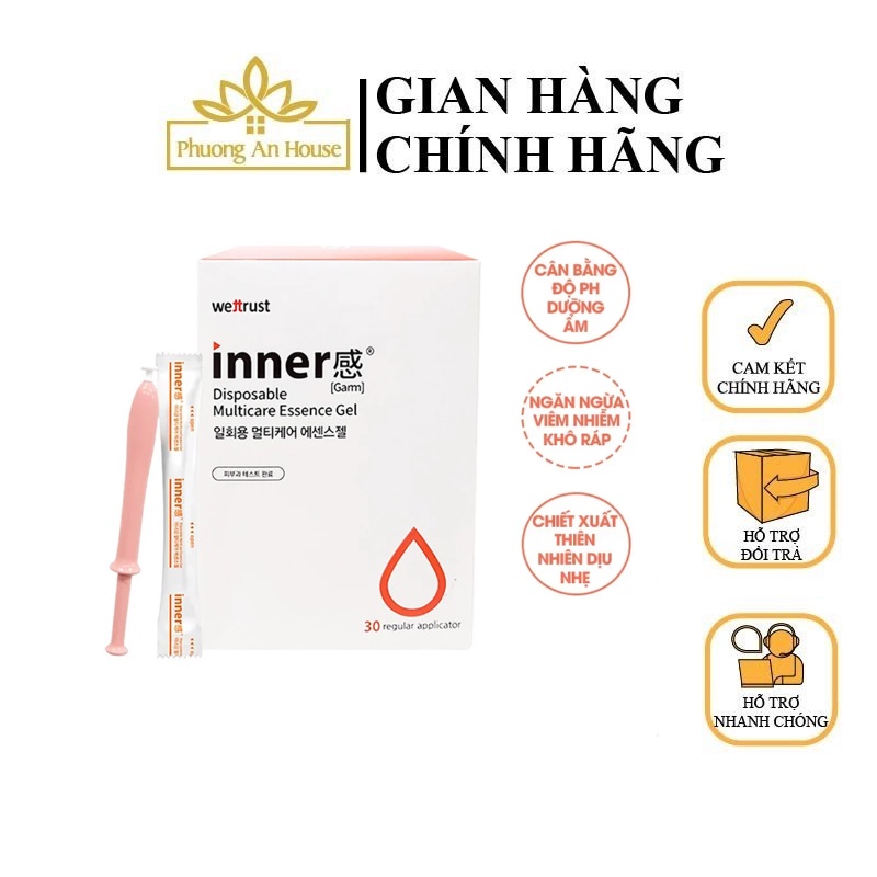 Đũa thần inner gel se khít làm hồng vùng kín, dung dịch vệ sinh phụ nữ số 1 hàn quốc 30 ống và 60 ống - phuonganhouse