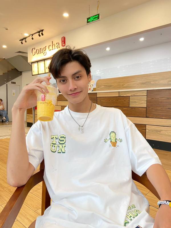 Áo thun TSUN Cactus Tee - White unisex nam nữ