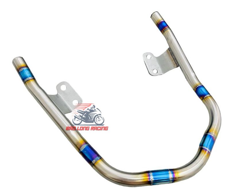 Cảng sau inox chạy vảy cá v2 7 màu titan gắn xe máy wave a110 blade s110 rsx rs100 wave a100