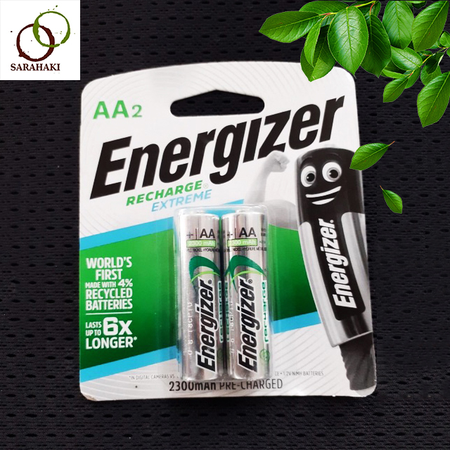 Pin sạc aa 2300mah energizer 1.2v - vỉ 2 viên dung lượng pin cao - xuất xứ nhật