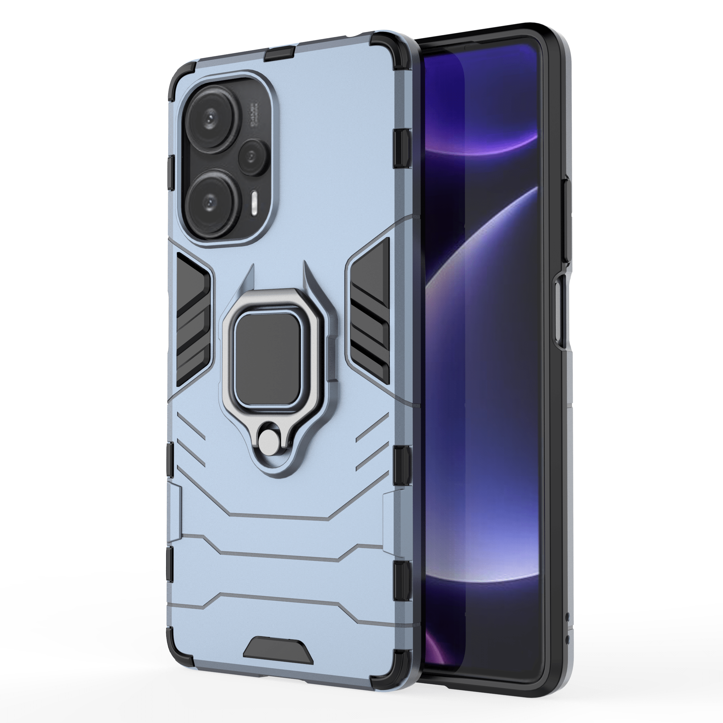Ốp lưng Redmi Note 12 Turbo / Poco F5 Iron Man Iring chống sốc giá đỡ xem phim cao cấp