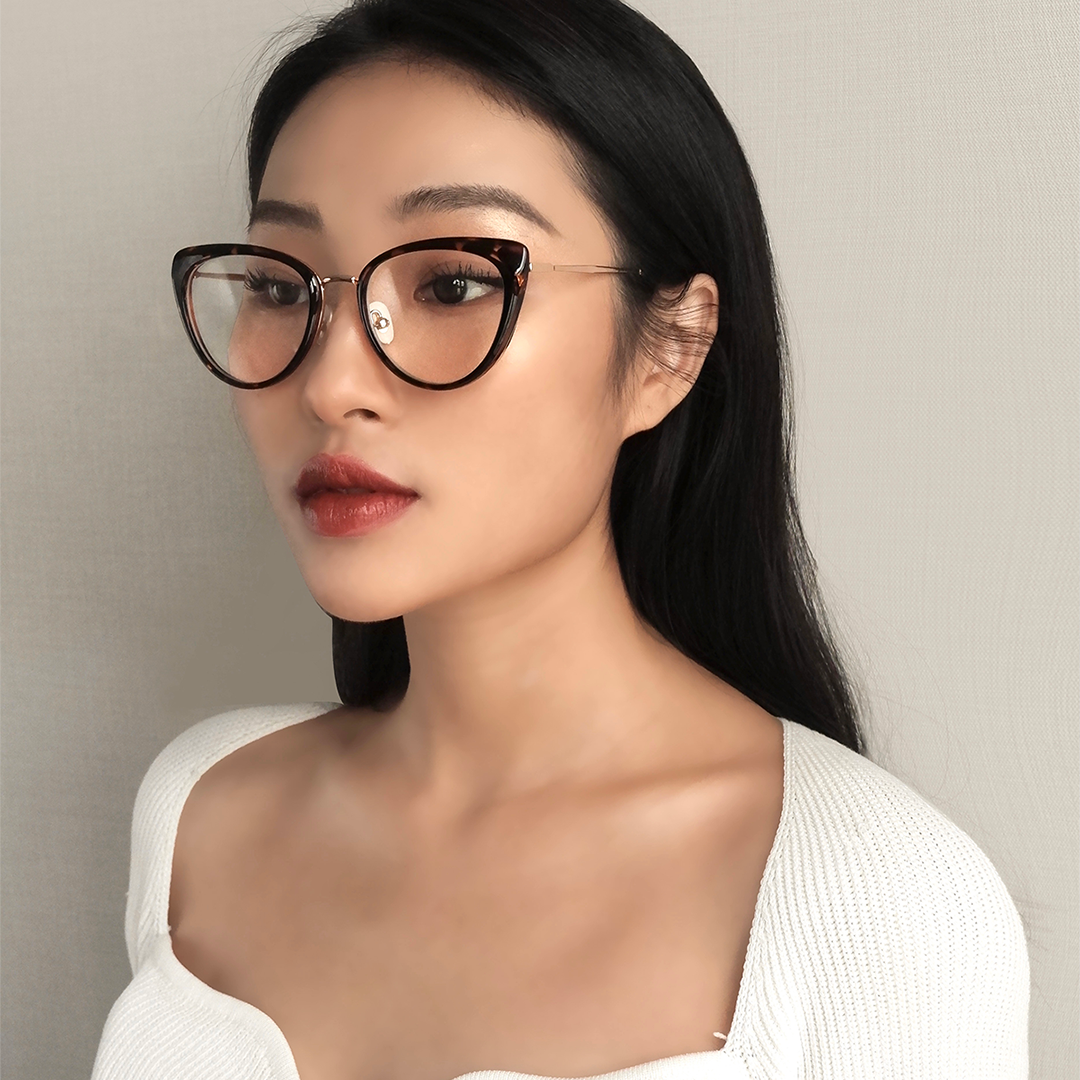 Mắt kính Floralpunk Kaia Glasses - Brown