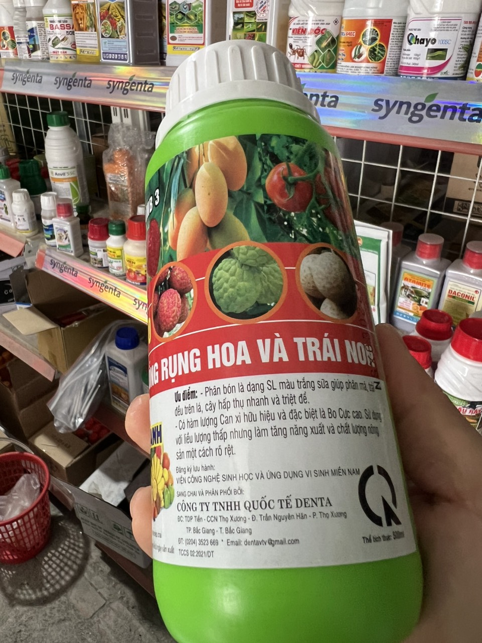Siêu Canxi Bo chống rụng hoa & trái non ( chai 500ml)