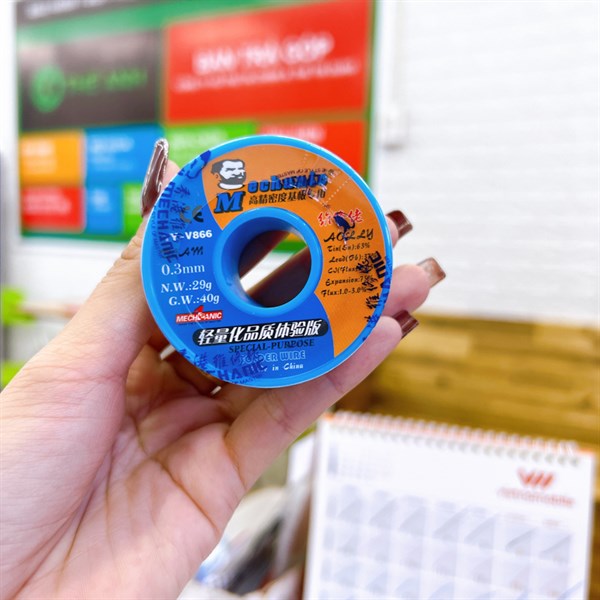 Chì cuộn ty-v866 0.3mm 40g mechanic