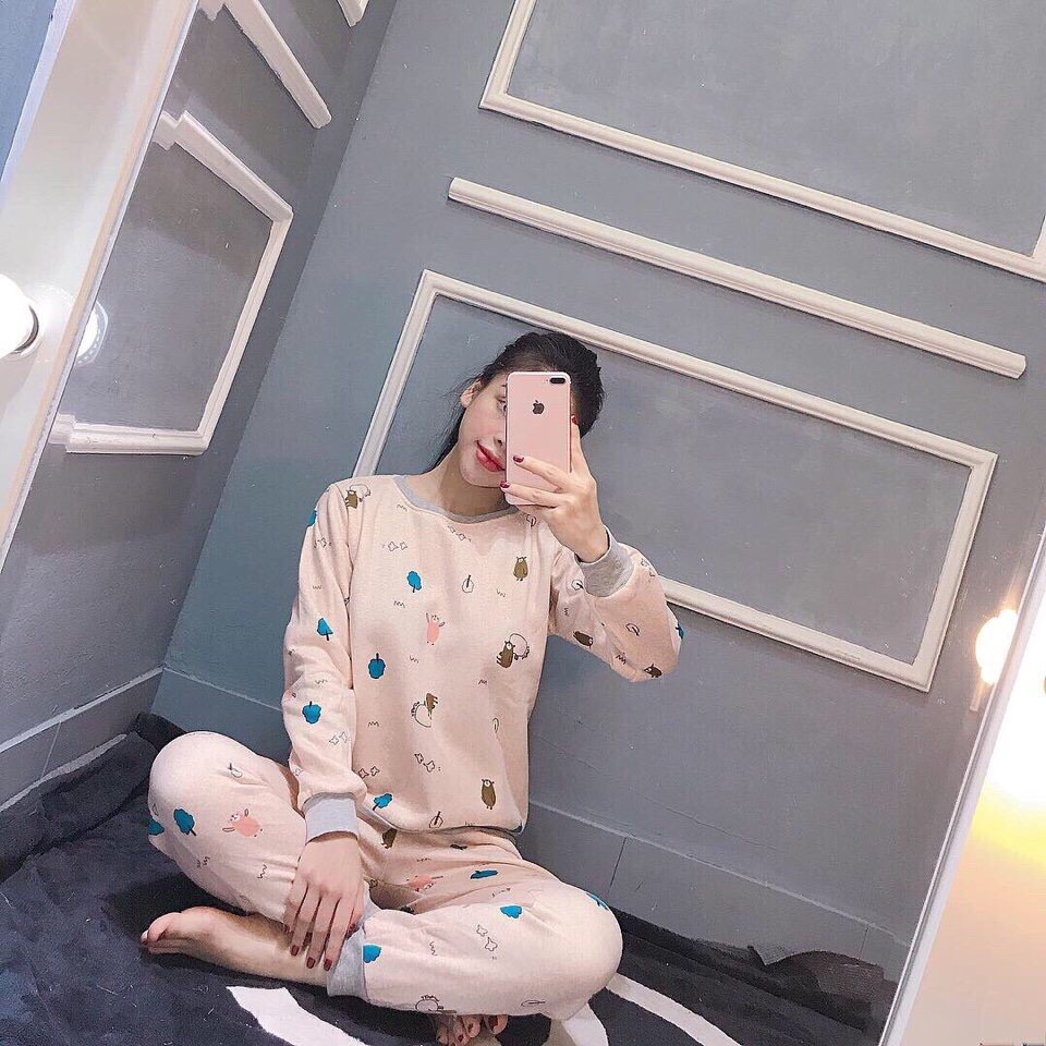 Bộ nỉ LÓT LÔNG NỮ siêu kute