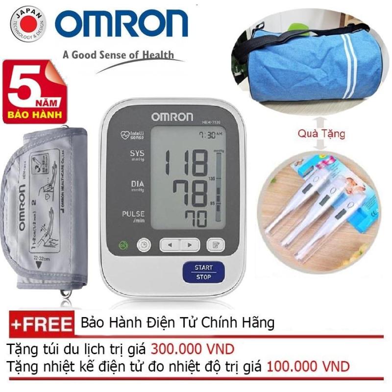 Máy đo huyết áp Omron Hem 7130 + Quà tặng balo du lịch nhập khẩu