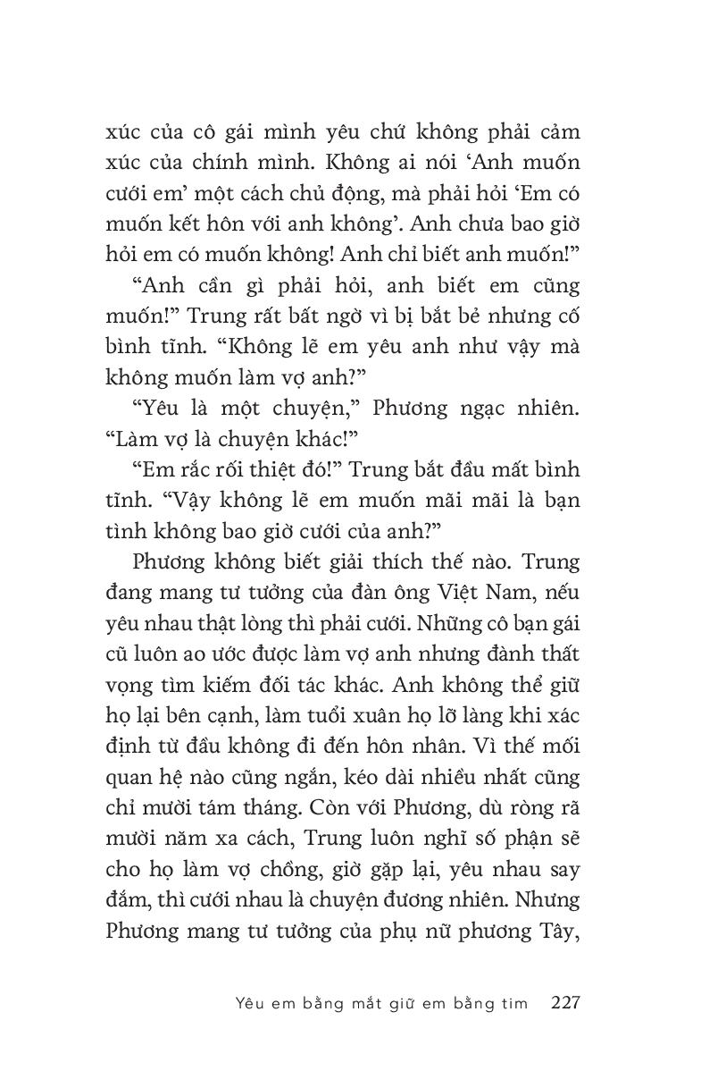 Fahasa - Yêu Em Bằng Mắt, Giữ Em Bằng Tim