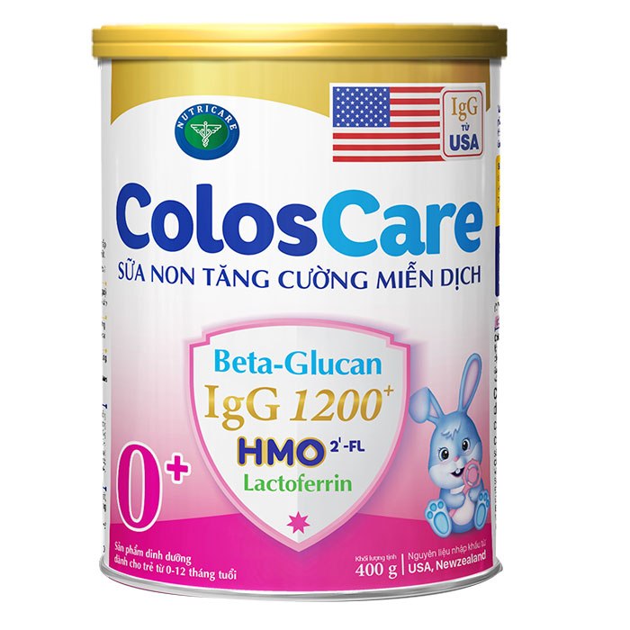 Sữa bột Nutricare ColosCare 0+ 400g