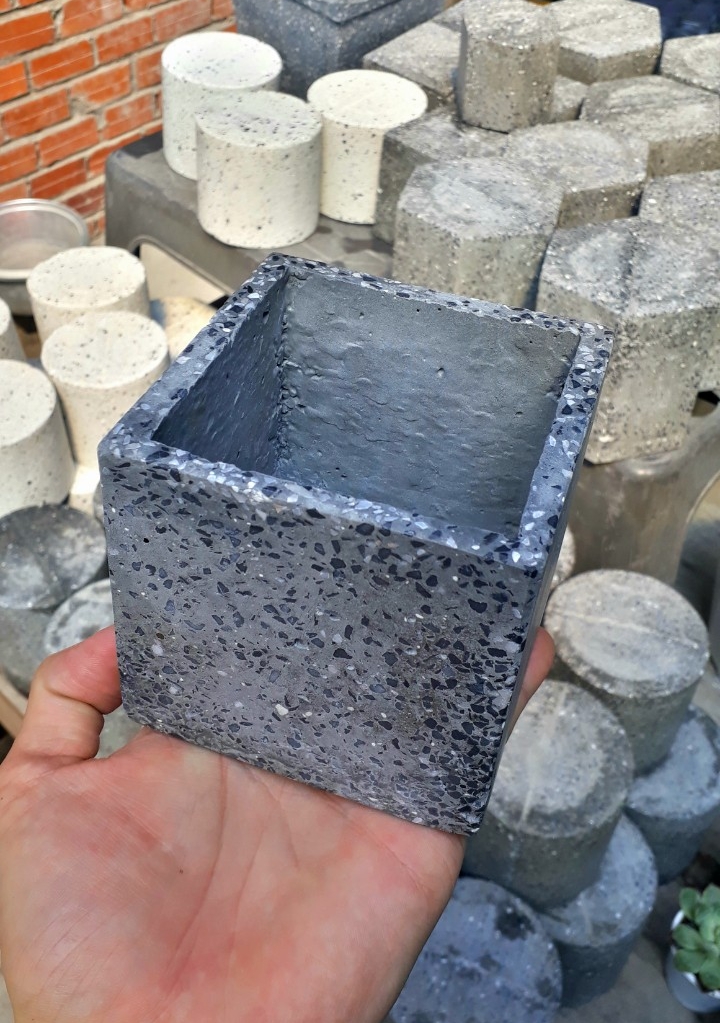 chậu đá mài graniti mini