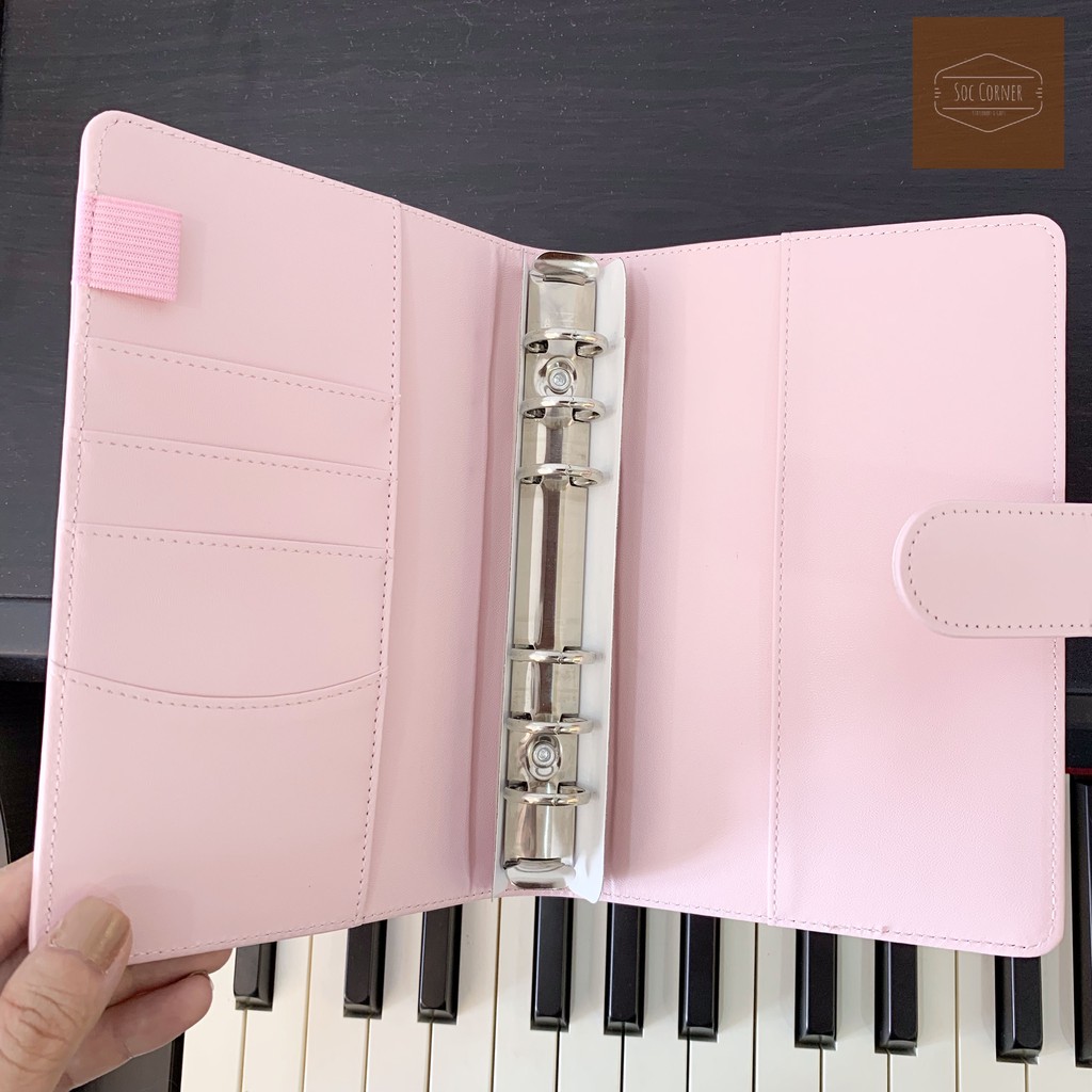 [HCM]Sổ da kế hoạch Planner bìa còng A5/A6 (không kèm giấy)