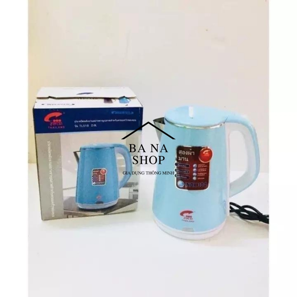 Ấm Siêu Tốc 2 Lớp Ziplai, Dung Tích 2,5 Lít Cao Cấp [mầu ngẫu nhiên]