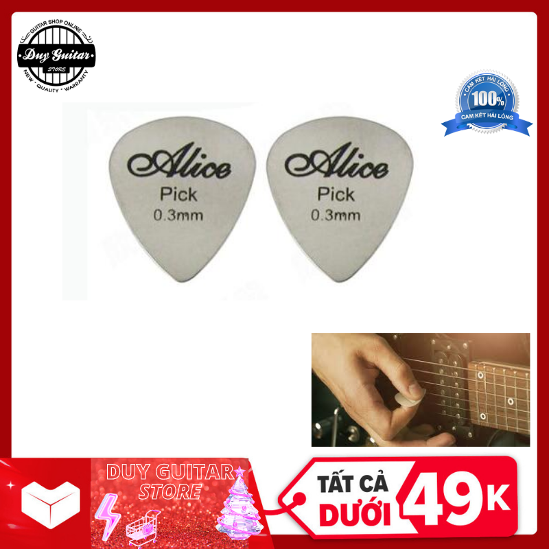 2 Picks Alice Inox size 0.30mm