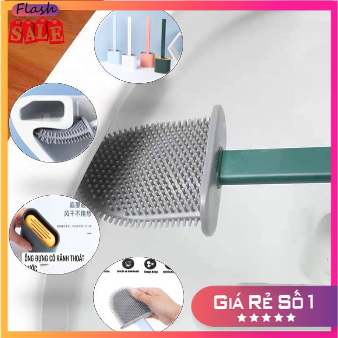 [ GIẢM 20K SHIP CHO MỌI ĐƠN HÀNG ] Cọ Bồn Cầu Toilet, Cọ Vệ Sinh Cao Cấp, Chổi cọ toilet silicon cán dài có hộp đựng, đồ dùng nhà vệ sinh, phụ kiện làm sạch, dụng cụ làm sạch bồn cầu