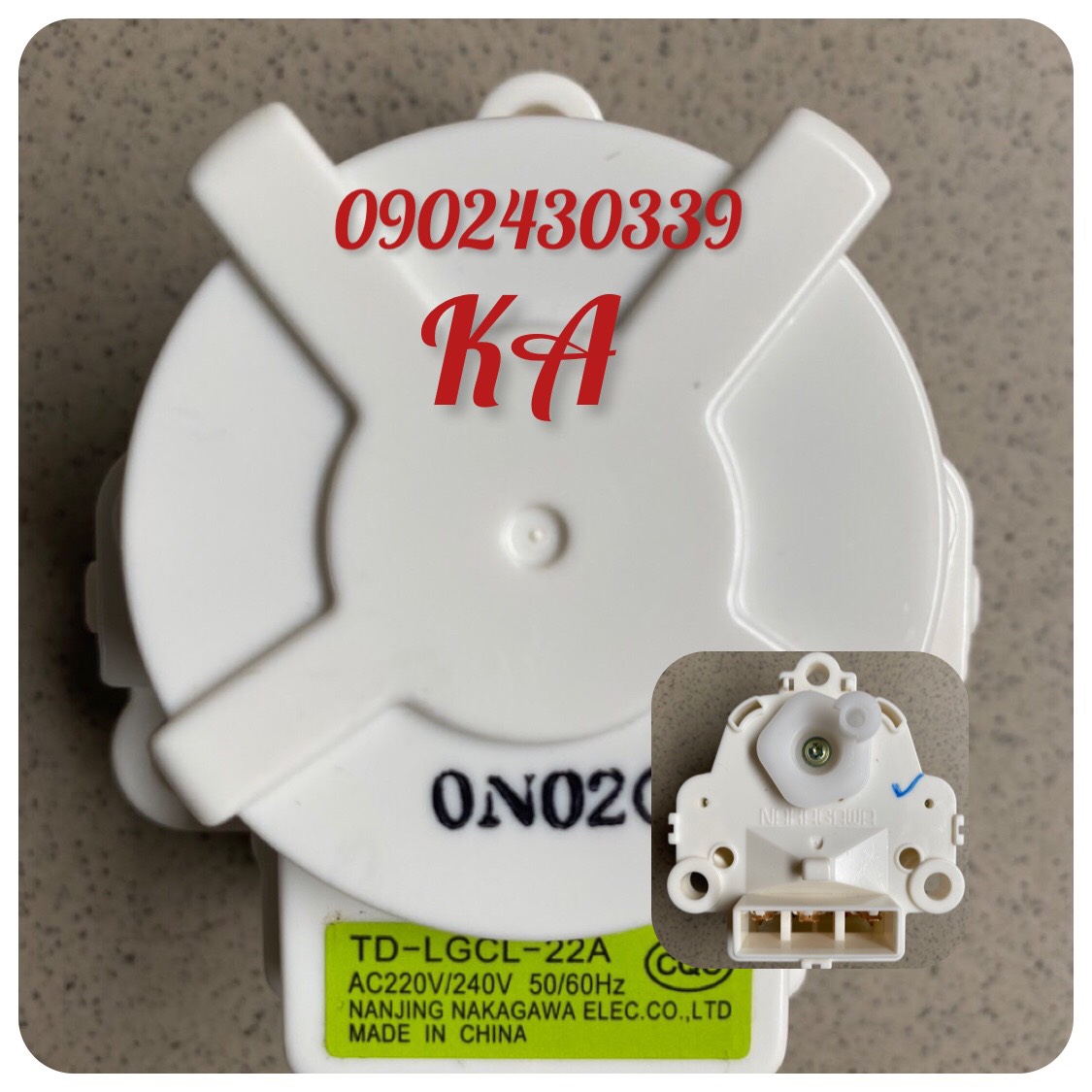 [HCM]Van Xả Nước Máy Giặt LG (Xoay - Hoa Mai )