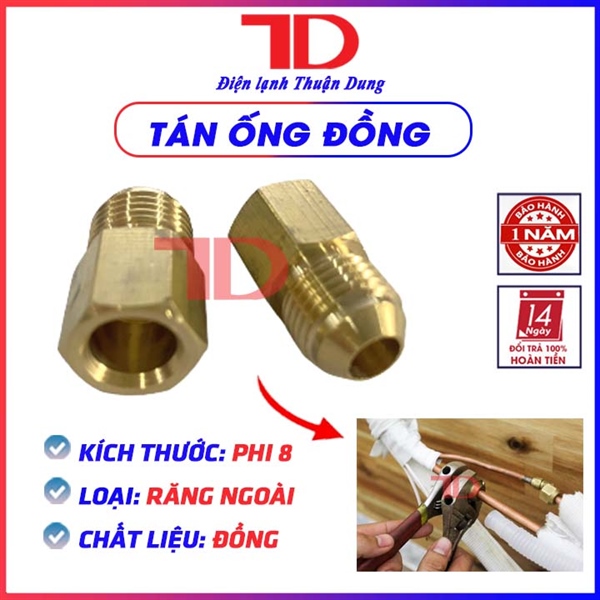 Tán hàn ống đồng, Ốc tán răng ngoài phi các loại, Điện Lạnh Thuận Dung