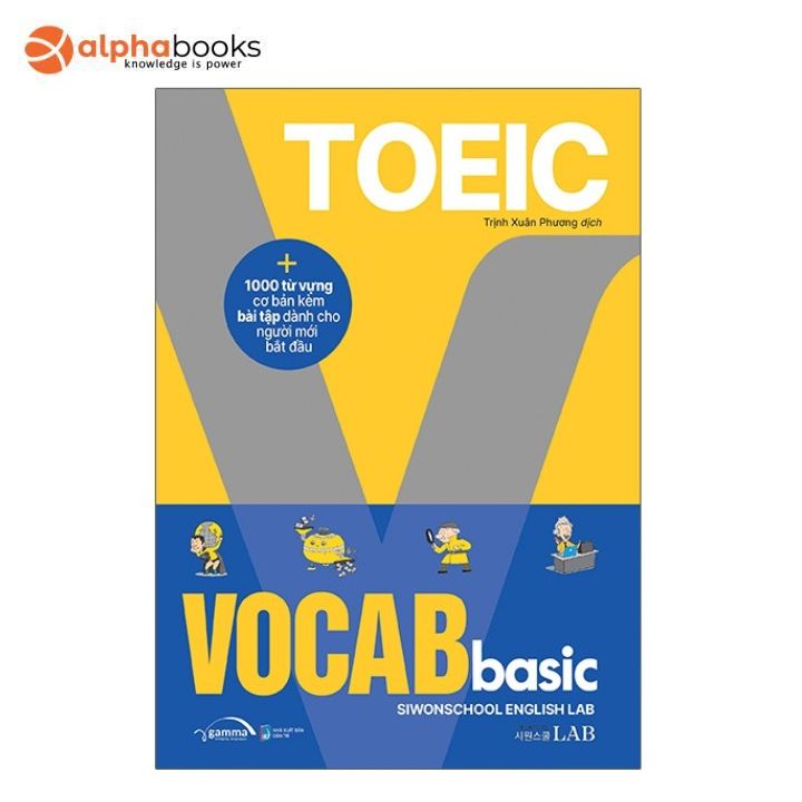Sách - Toeic Vocab Basic - 1000 Từ Vựng Cơ Bản Kèm Bài Tập Dành Cho Người Mới Bắt Đầu