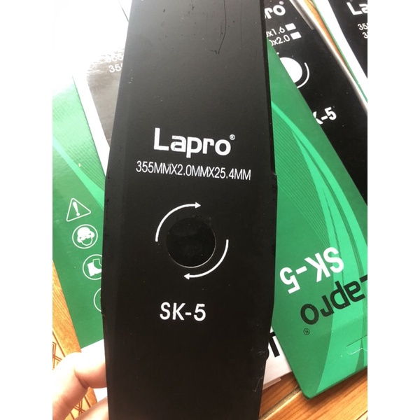 Dao cắt cỏ vát Lapro 355mmx2.0mmx254mm