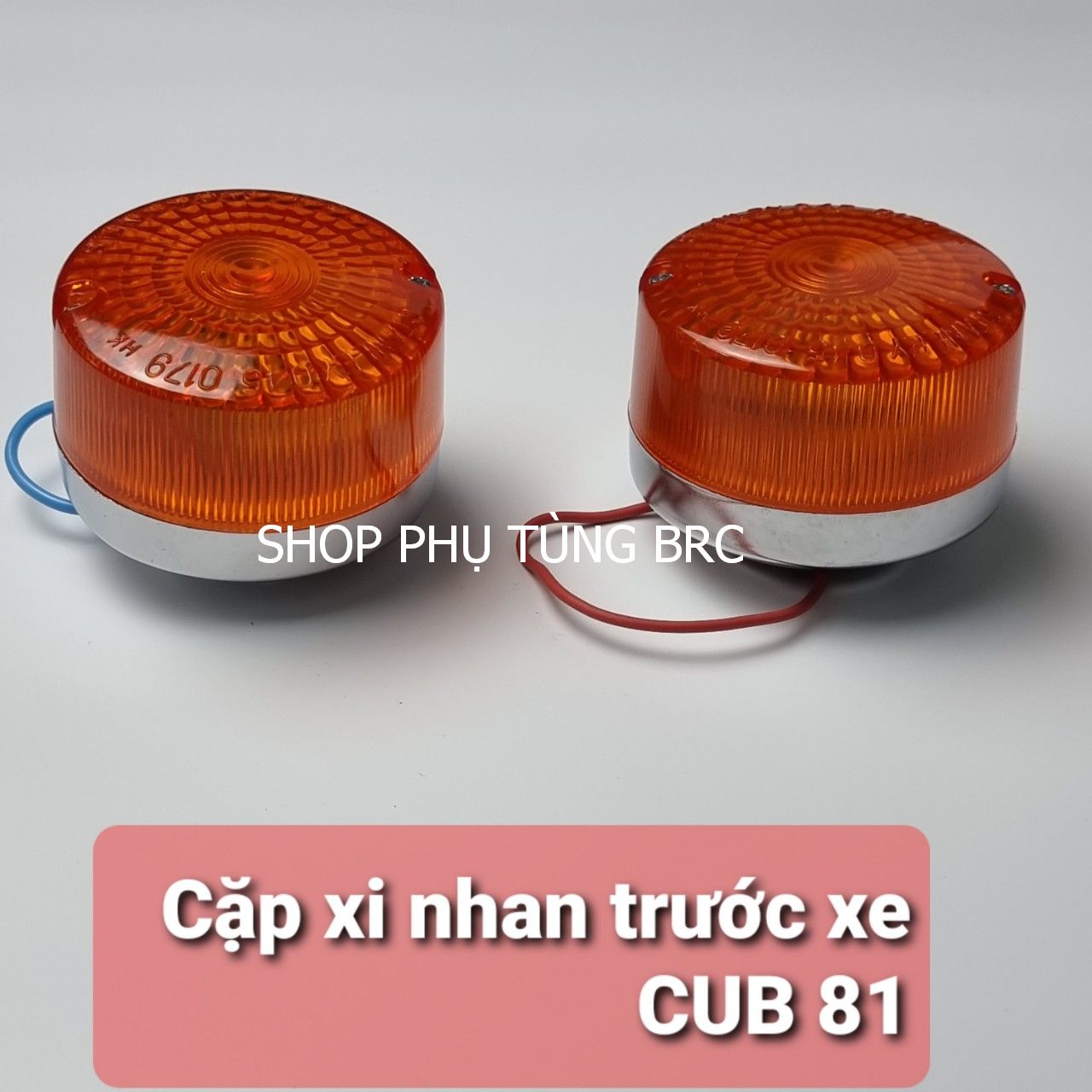 Cặp đèn xi nhan trước xe cub 81