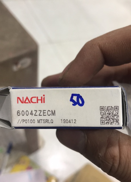 Bạc Đạn NACHI 6004ZZECM ( chính hãng 100%)