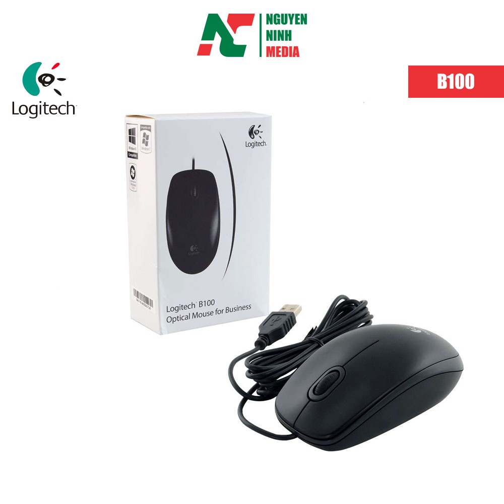 [Xả Kho]Chuột văn phòng Logitech B100 Chính Hãng- Bảo Hành 1 Đổi 1