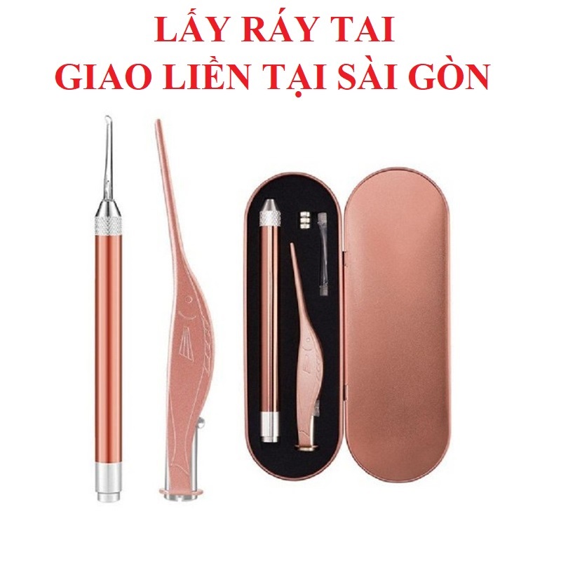 Bộ Dụng Cụ Lấy Ráy Tai Có Đèn