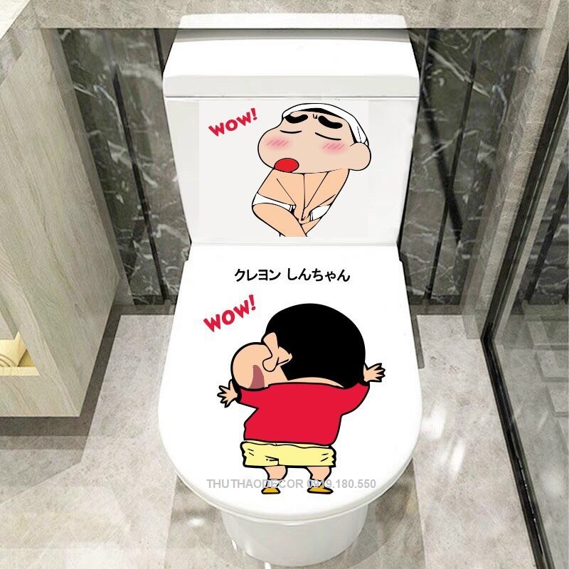 DECAL DÁN TRANG TRÍ TOILET (Tổng hợp mẫu) - Trang trí nhà cửa - THUTHAODECOR