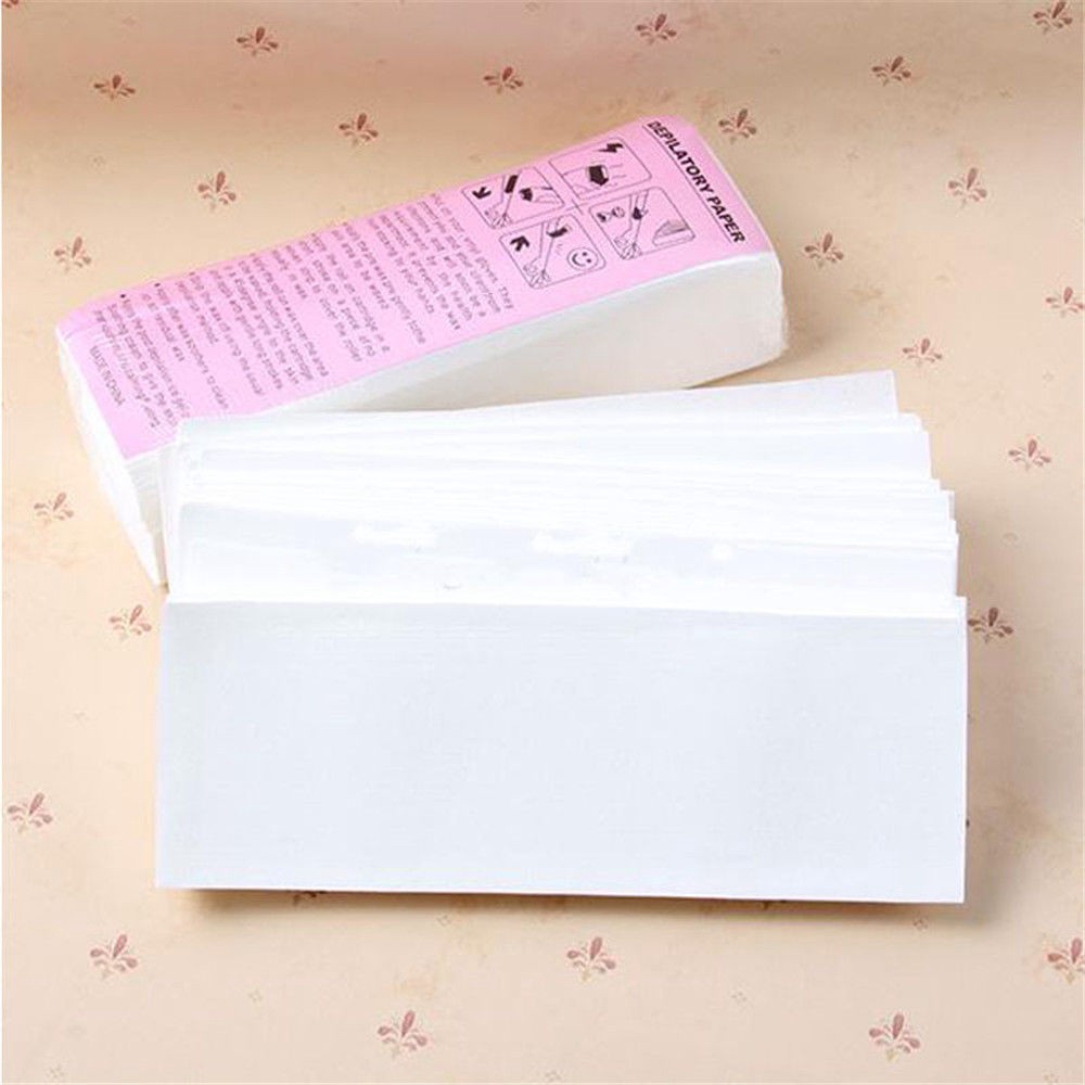 Set 100 Tờ Giấy wax lông Depilatory Paper