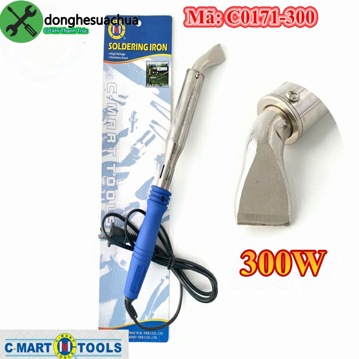 Mỏ hàn 300w c-mart c0171-300 mũi dẹp