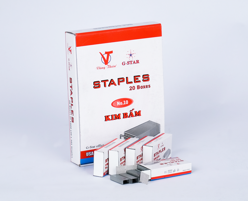 Combo 20 hộp kim bấm số 10 gstar no.10
