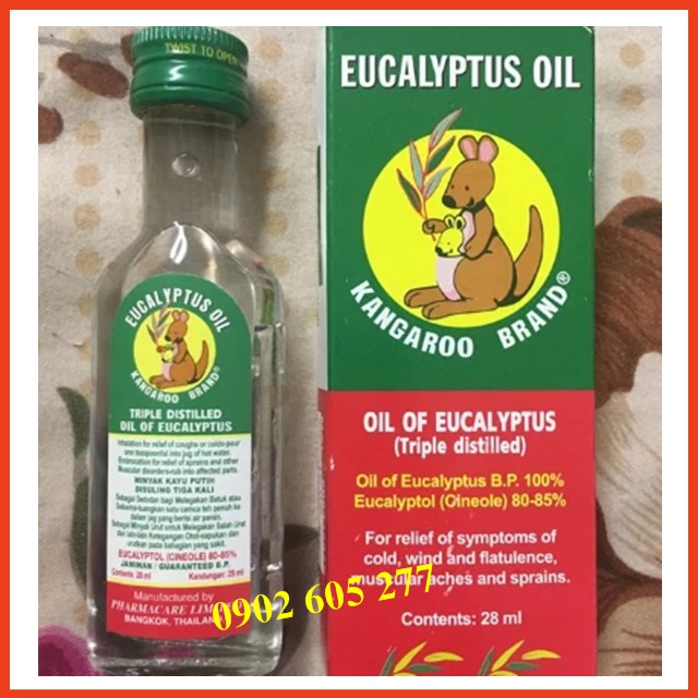 Dầu khuynh diệp Kangaroo Thái Lan 28cc