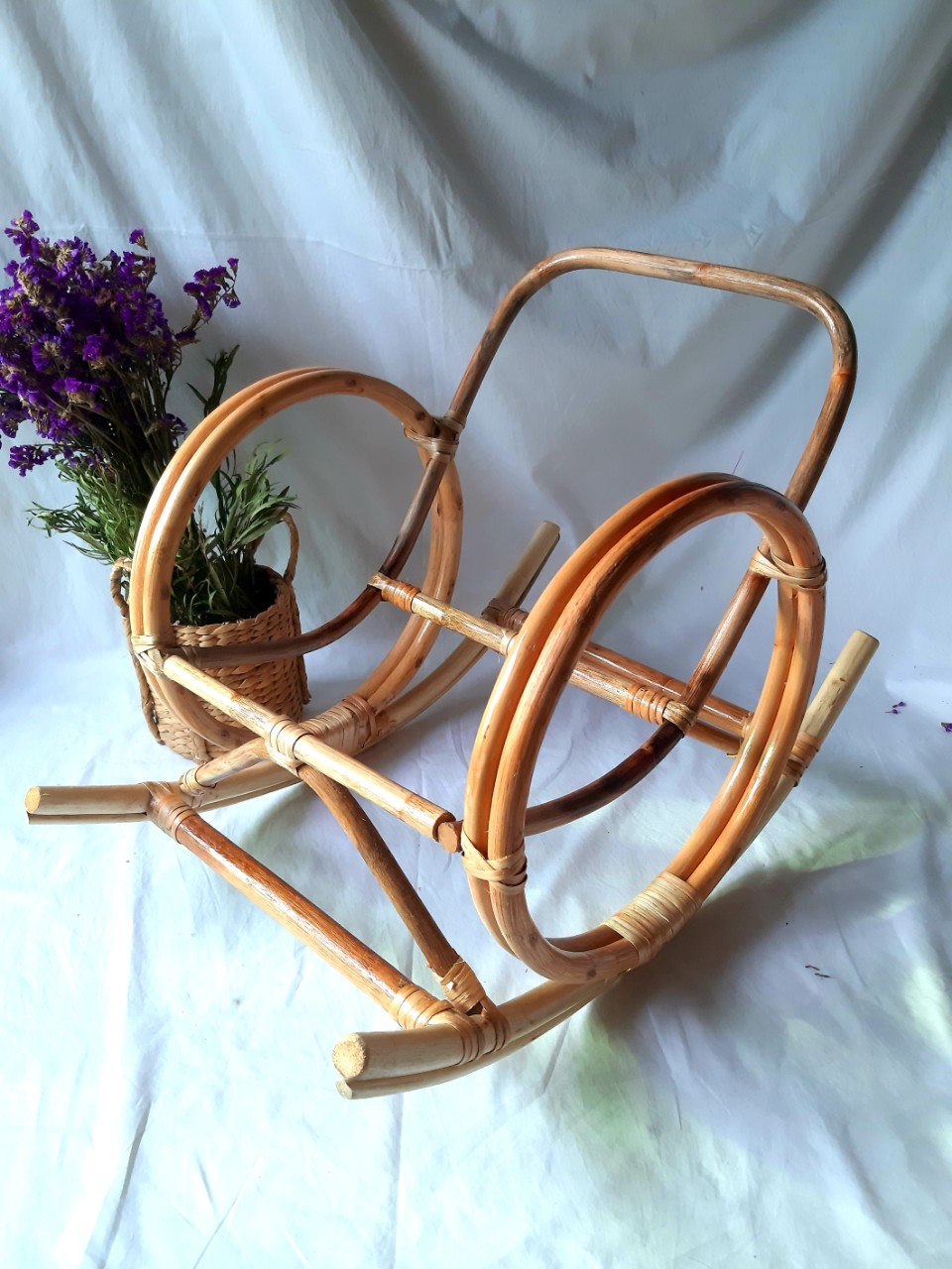 Khung ghế mây dùng đan ghế macrame