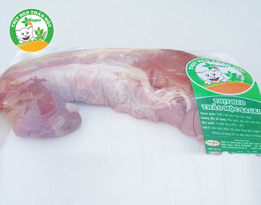 Thăn nội heo Thảo mộc Sagri 500gr - [Giao Ngay Tại HCM]