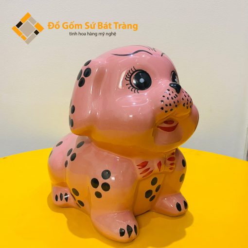 Chó đốm sứ Bát Tràng heo đất tiết kiệm